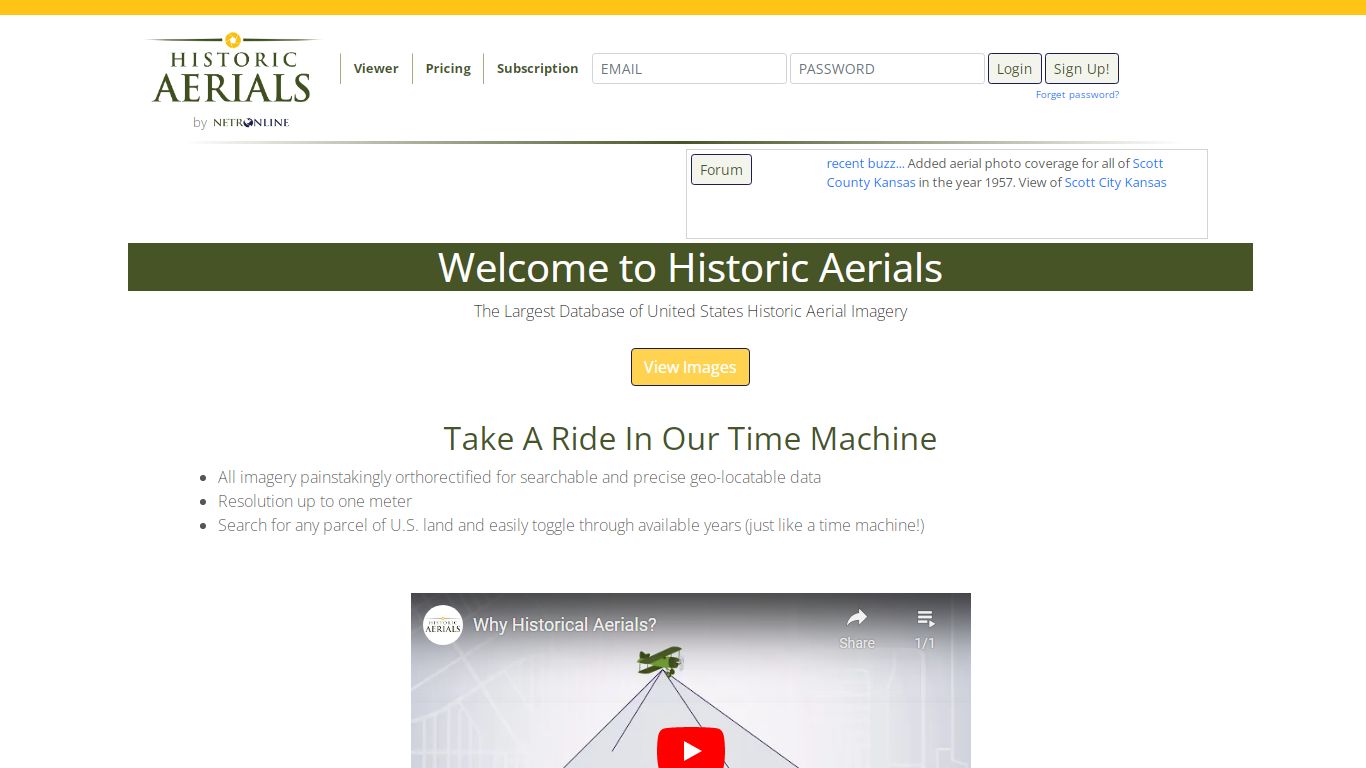 NETRonline: Historic Aerials